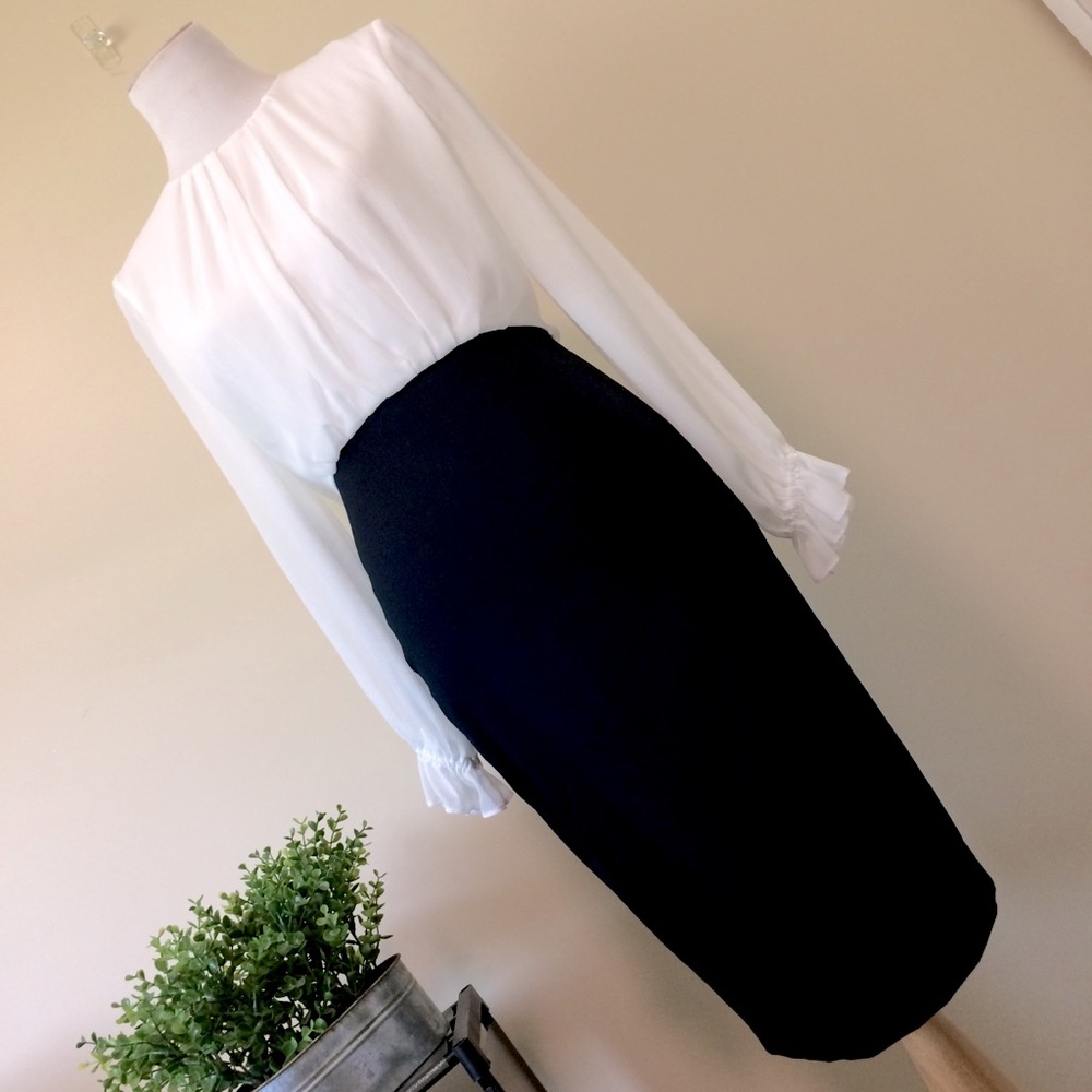 Ted Baker London Chiffon Blouse Sheath Dress <4>